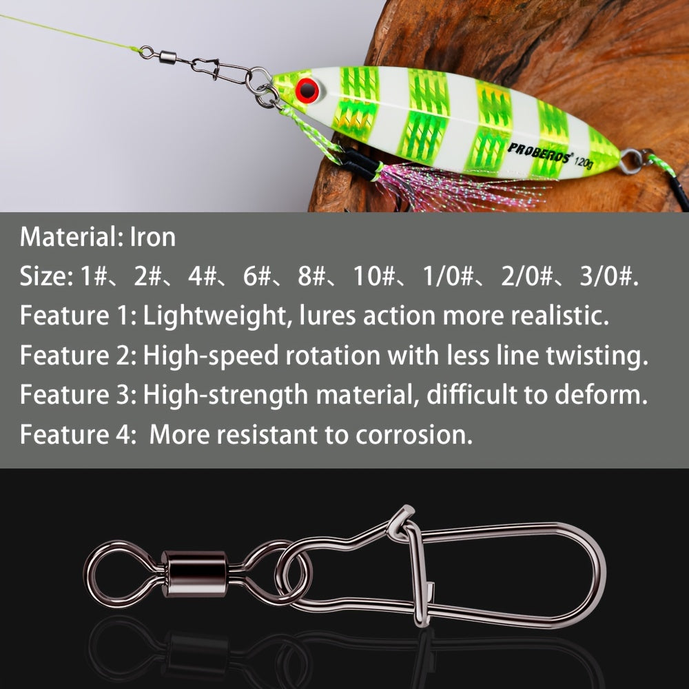 50/100pcs American Swivel Reinforced Pin