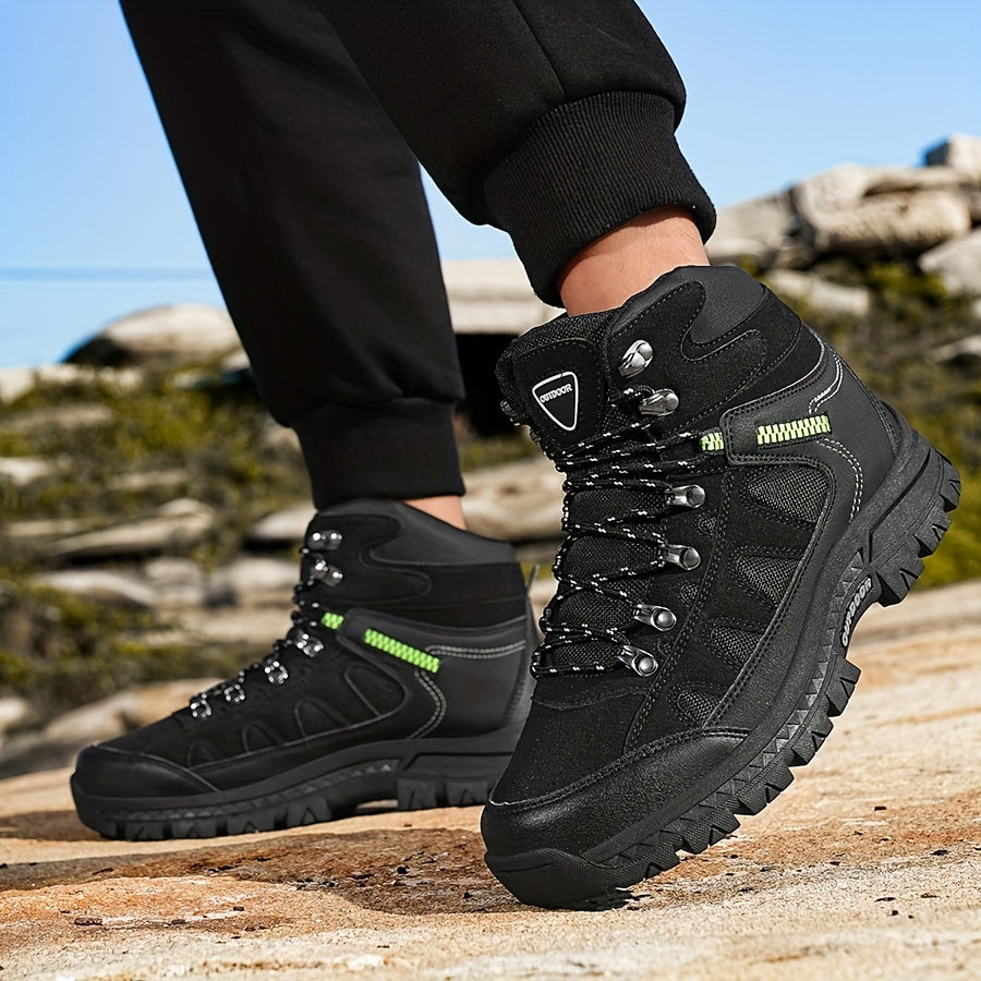 Men's anti-slip hiking shoes, wear-resistant shoes, large size casual shoes, waterproof, Lace Up shoes