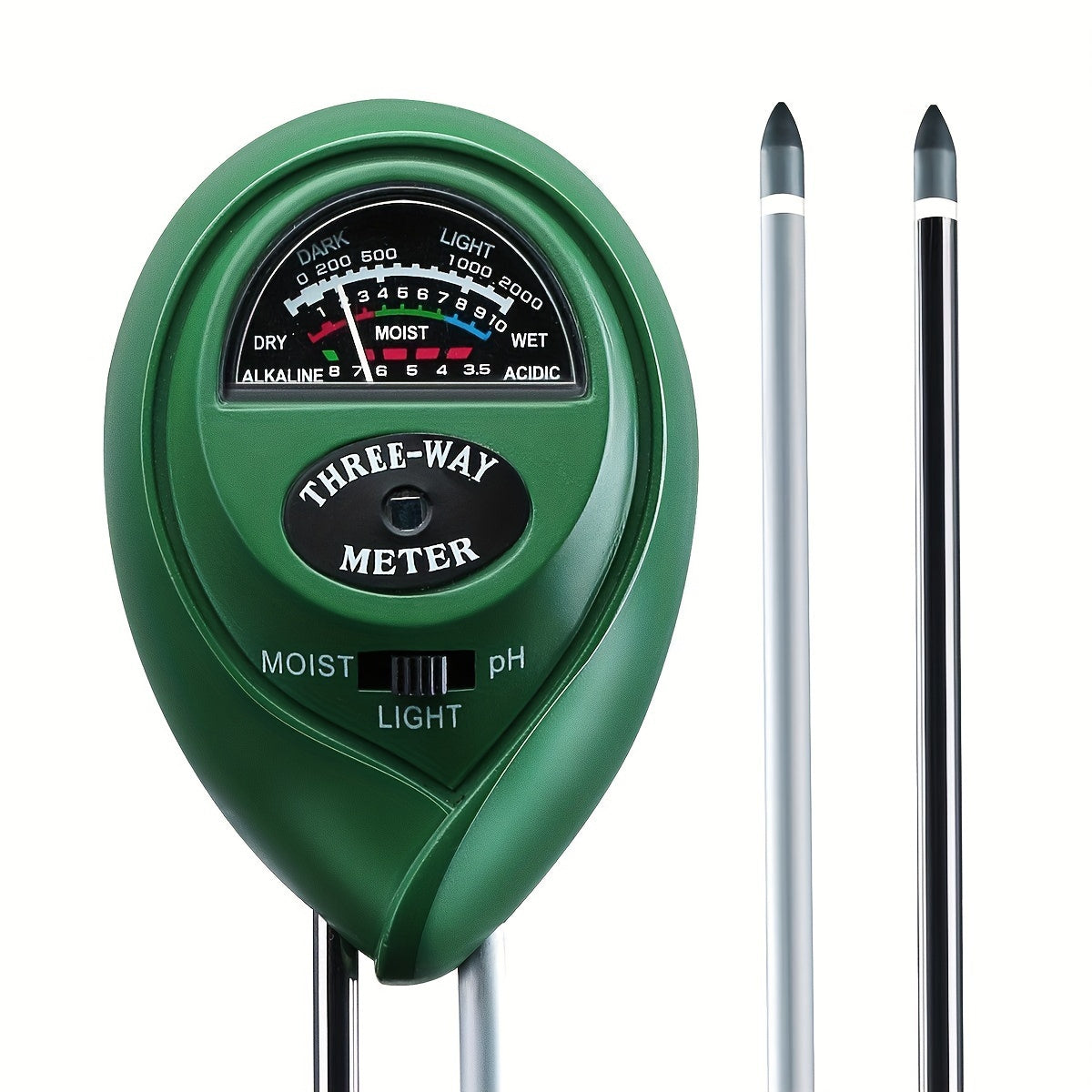 10 pack, Soil Tester, 3-in-1 Plant Moisture Meter Light And PH Tester