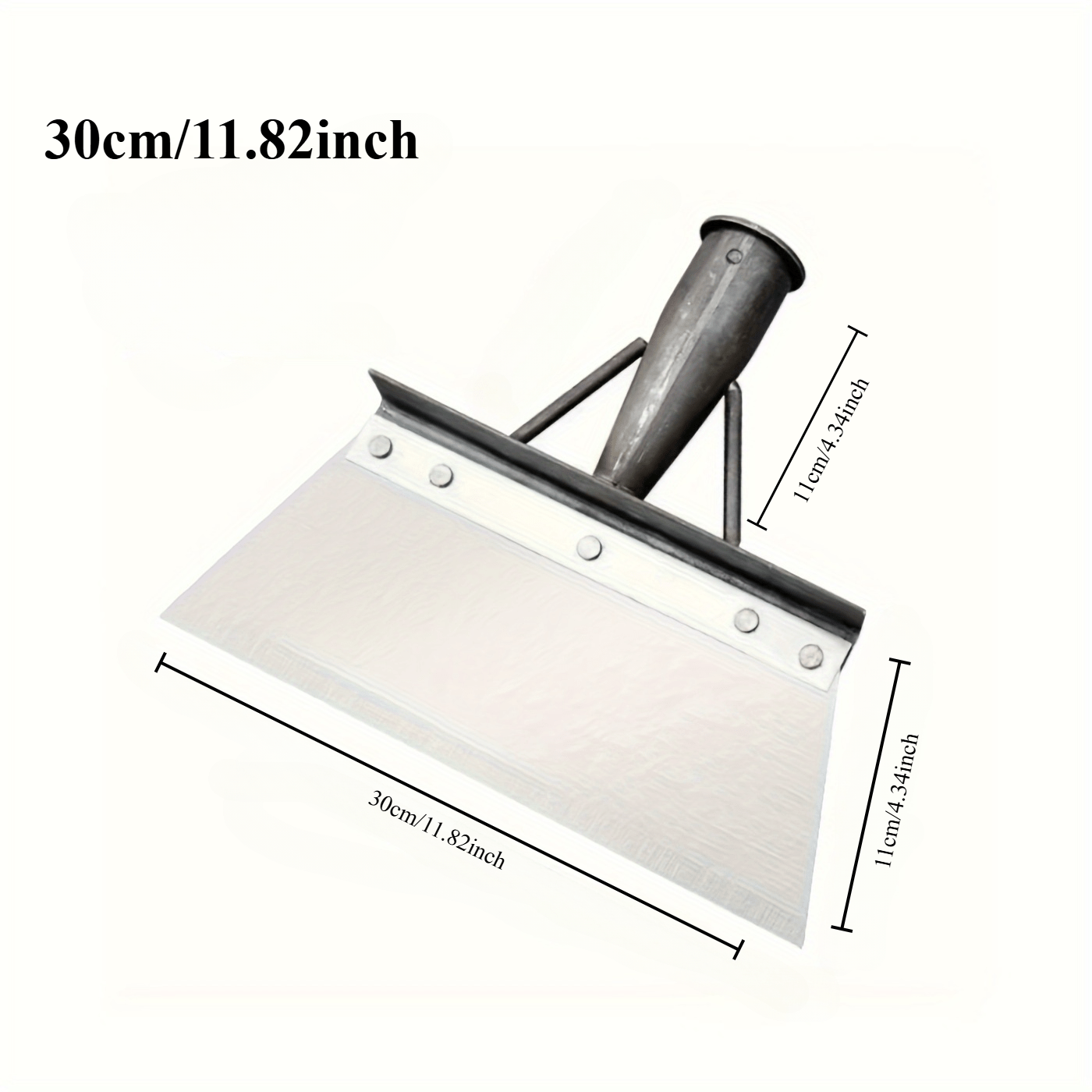 The 1PC, 8/ 10/ 11 inch multifunctional gardening shovel expands the cleaning range and is widely used as an outdoor snow removal too