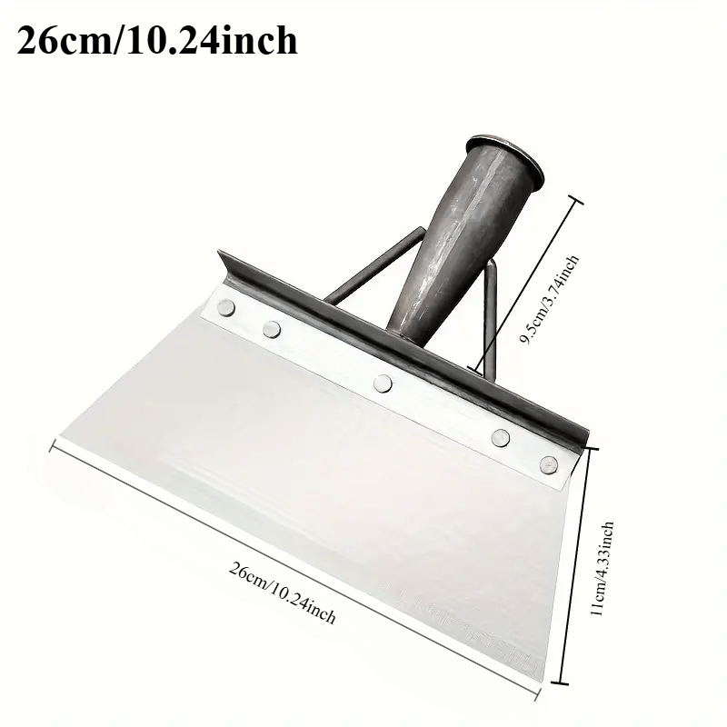 The 1PC, 8/ 10/ 11 inch multifunctional gardening shovel expands the cleaning range and is widely used as an outdoor snow removal too