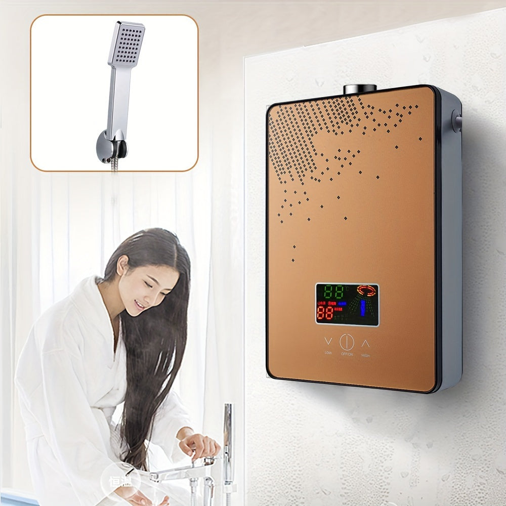 4500W Tankless Electric Hot Water Heater, Whole House Instant Boil, 110V US Plug