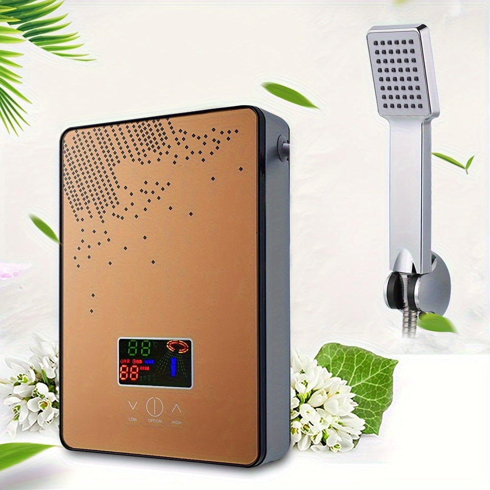 4500W Tankless Electric Hot Water Heater, Whole House Instant Boil, 110V US Plug