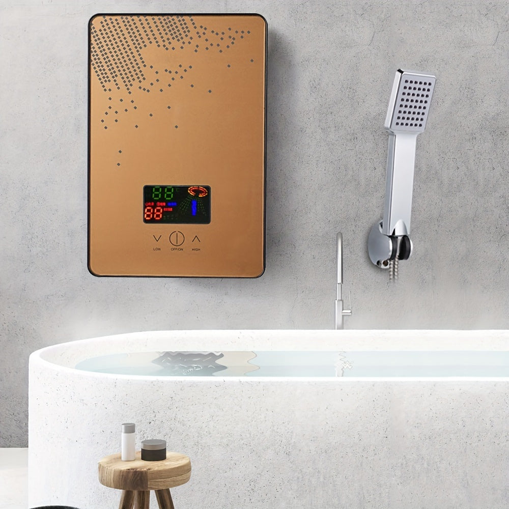 4500W Tankless Electric Hot Water Heater, Whole House Instant Boil, 110V US Plug