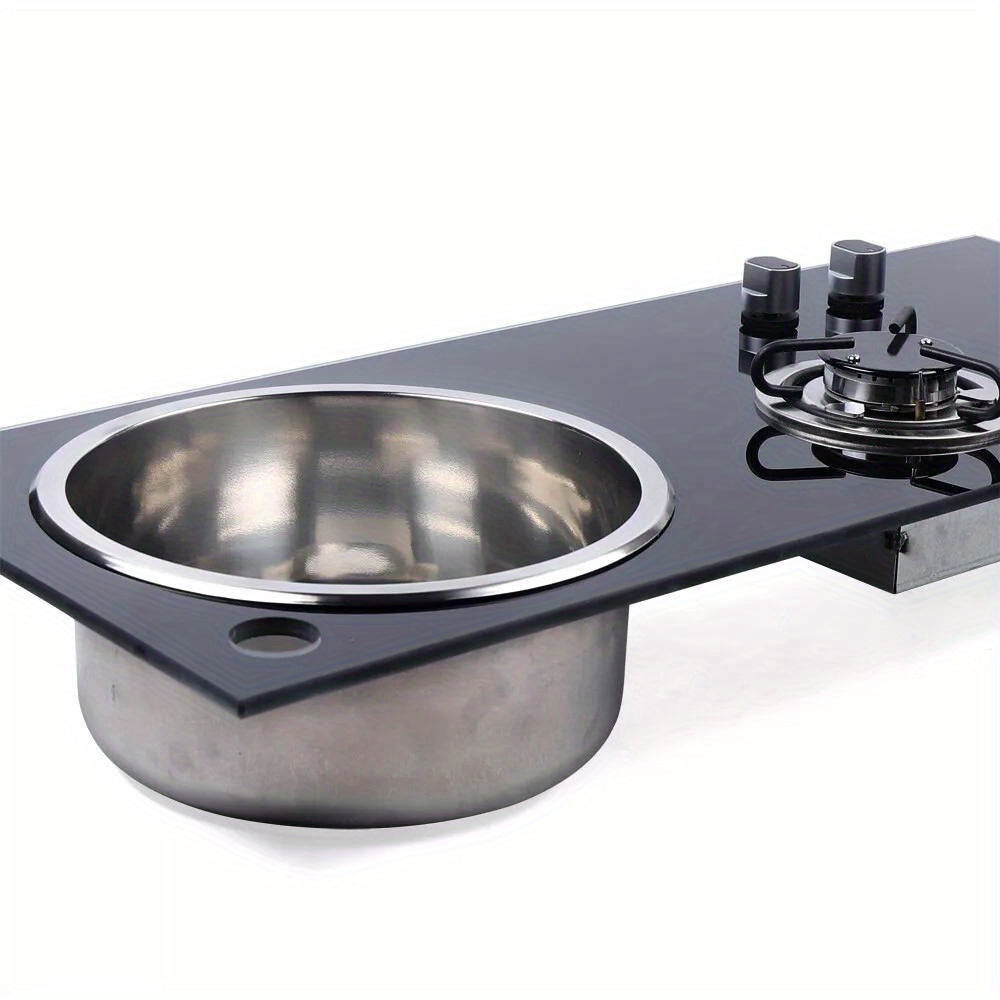 2 Burner Stove For RV. Kitchen Stainless Steel Kitchen Sink