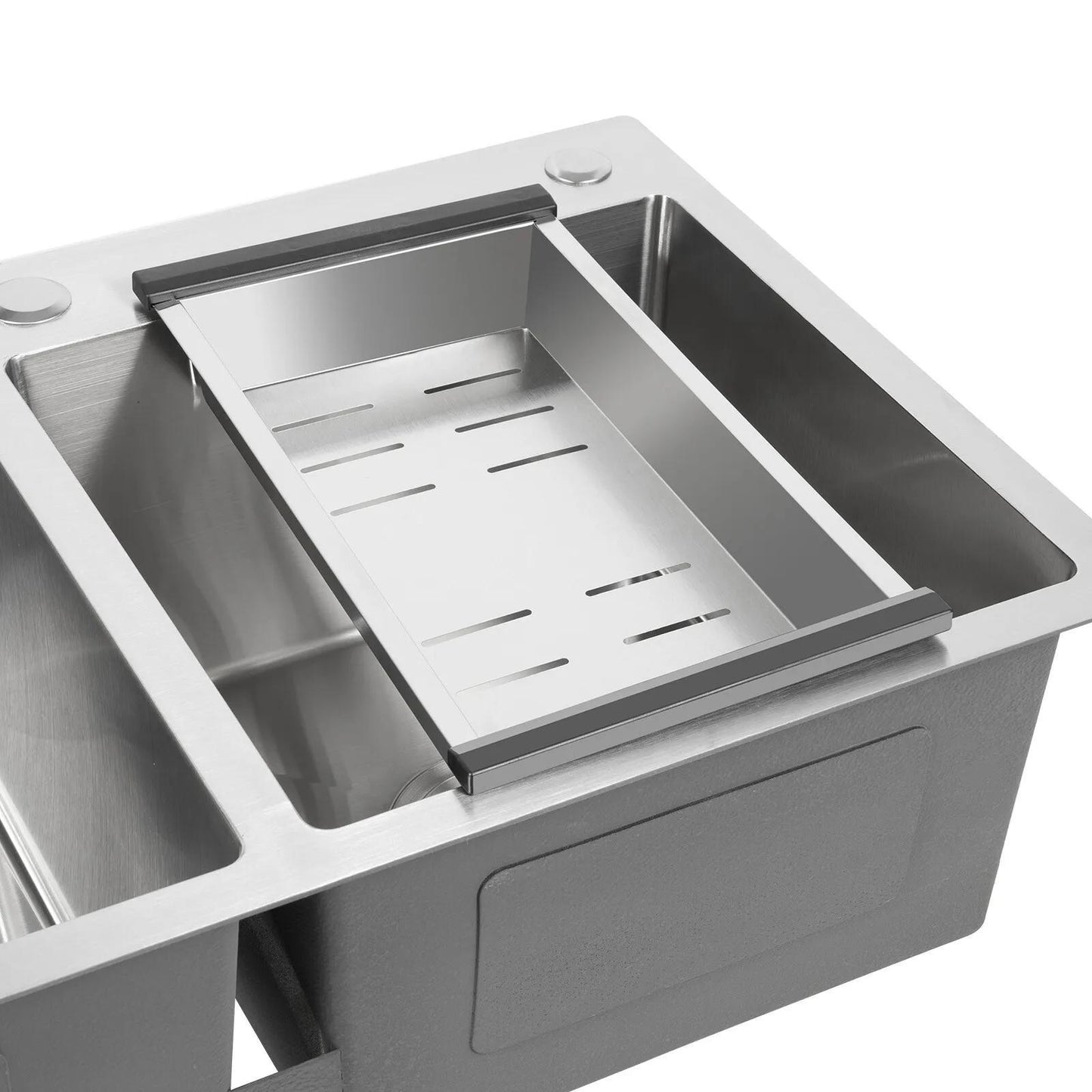 30" Drop In Kitchen Sink Top Mount Double Bowl Stainless Steel Kitchen Bar RV NEW
