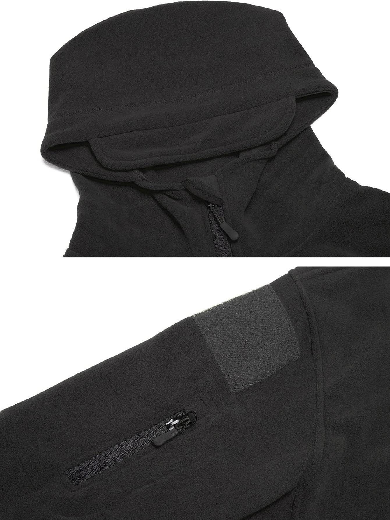 Men's Windproof & Water-Resistant Fleece-Lined Hooded Jacket