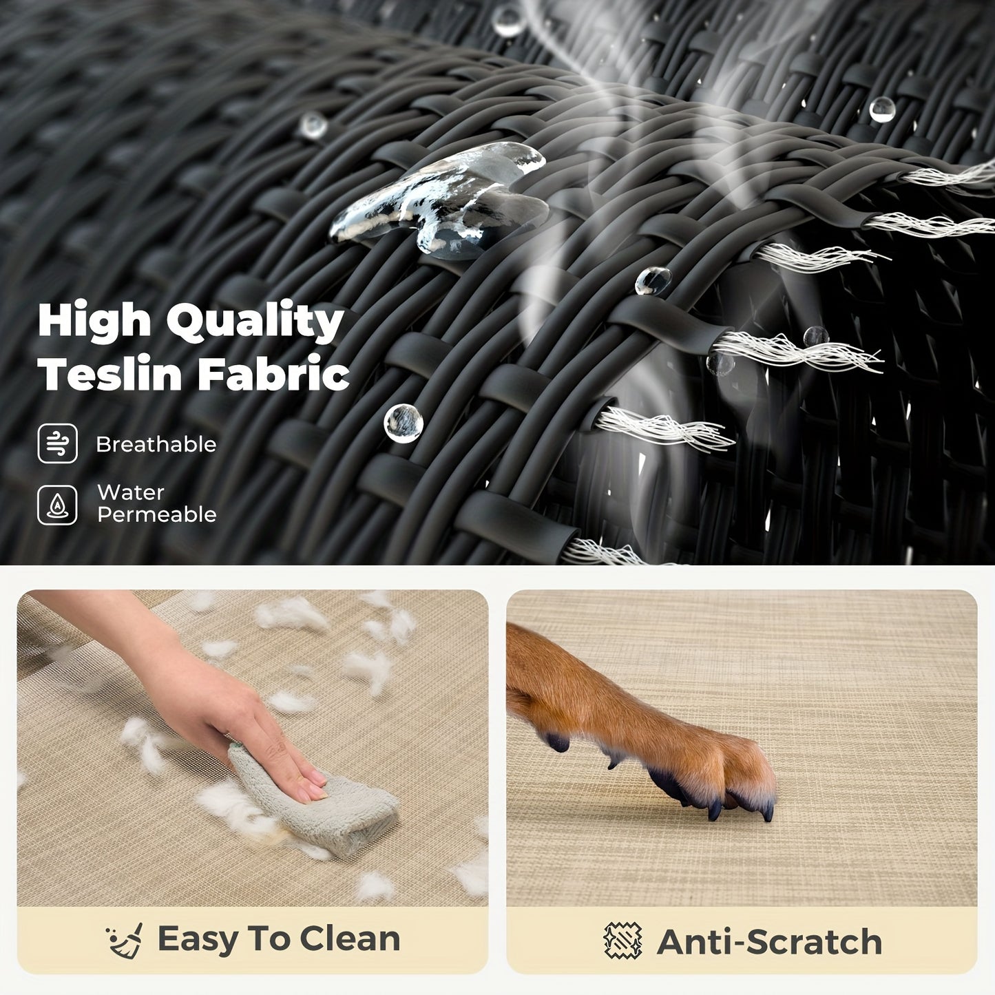 Elevated Dog Bed, Suitable For Large Dogs