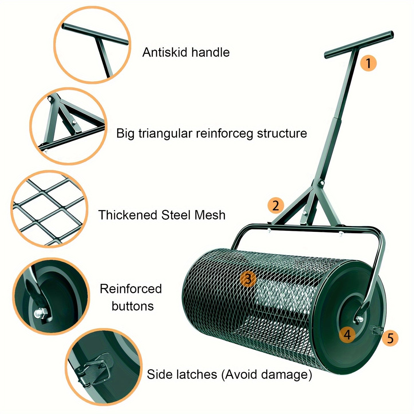 24" Multi-Purpose Lawn & Garden Spreader