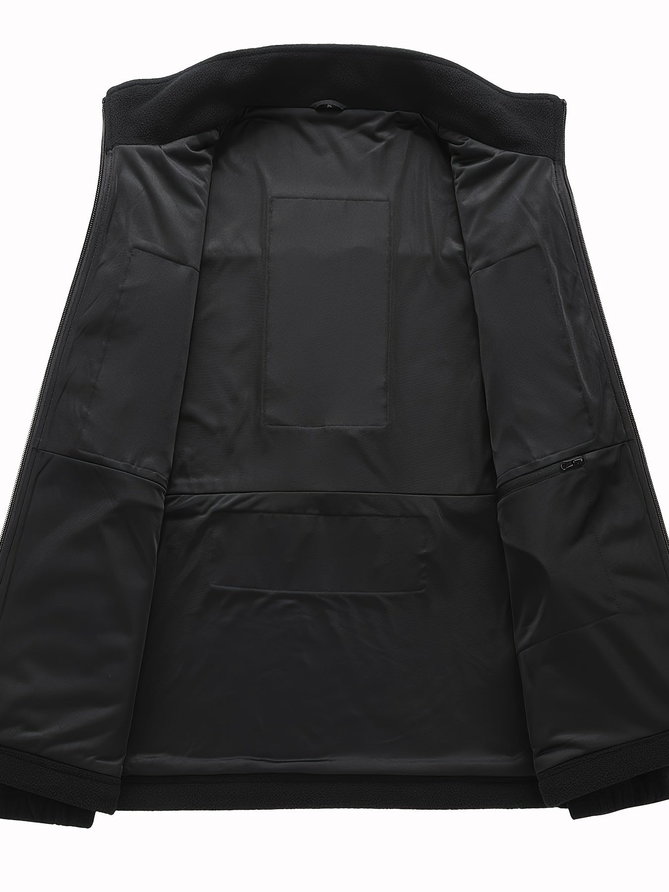 Men's Warm Heated Sport Coat Fleece Jacket, Battery Pack 7.4V Fast Heating, (with Batteries)