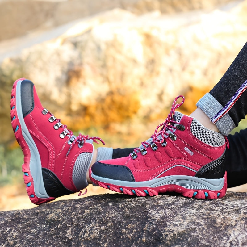 Women's Fashion Outdoor Climbing Shoes - Fabric Inner & Insole, Rubber Sole