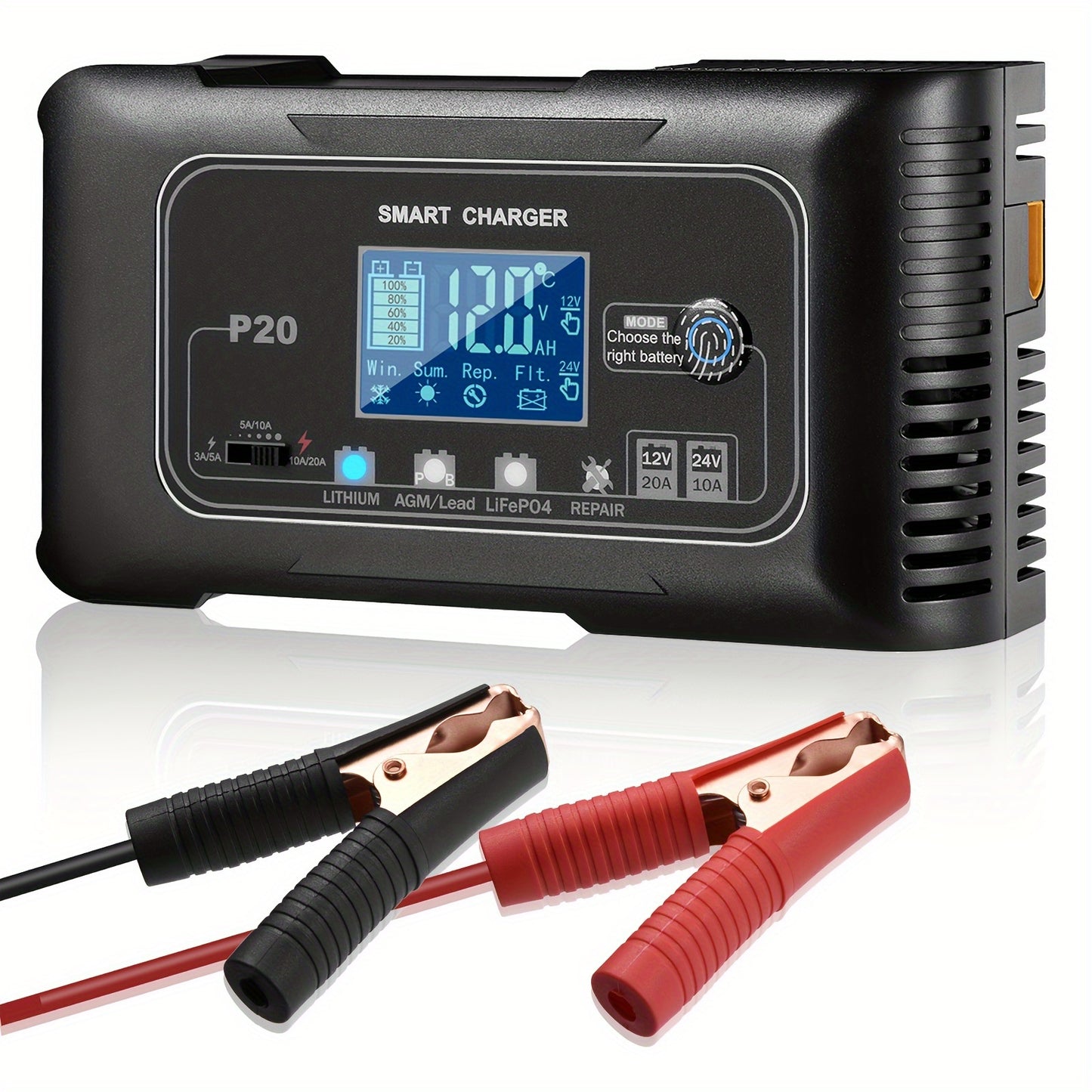 20-Amp Smart Battery Charge