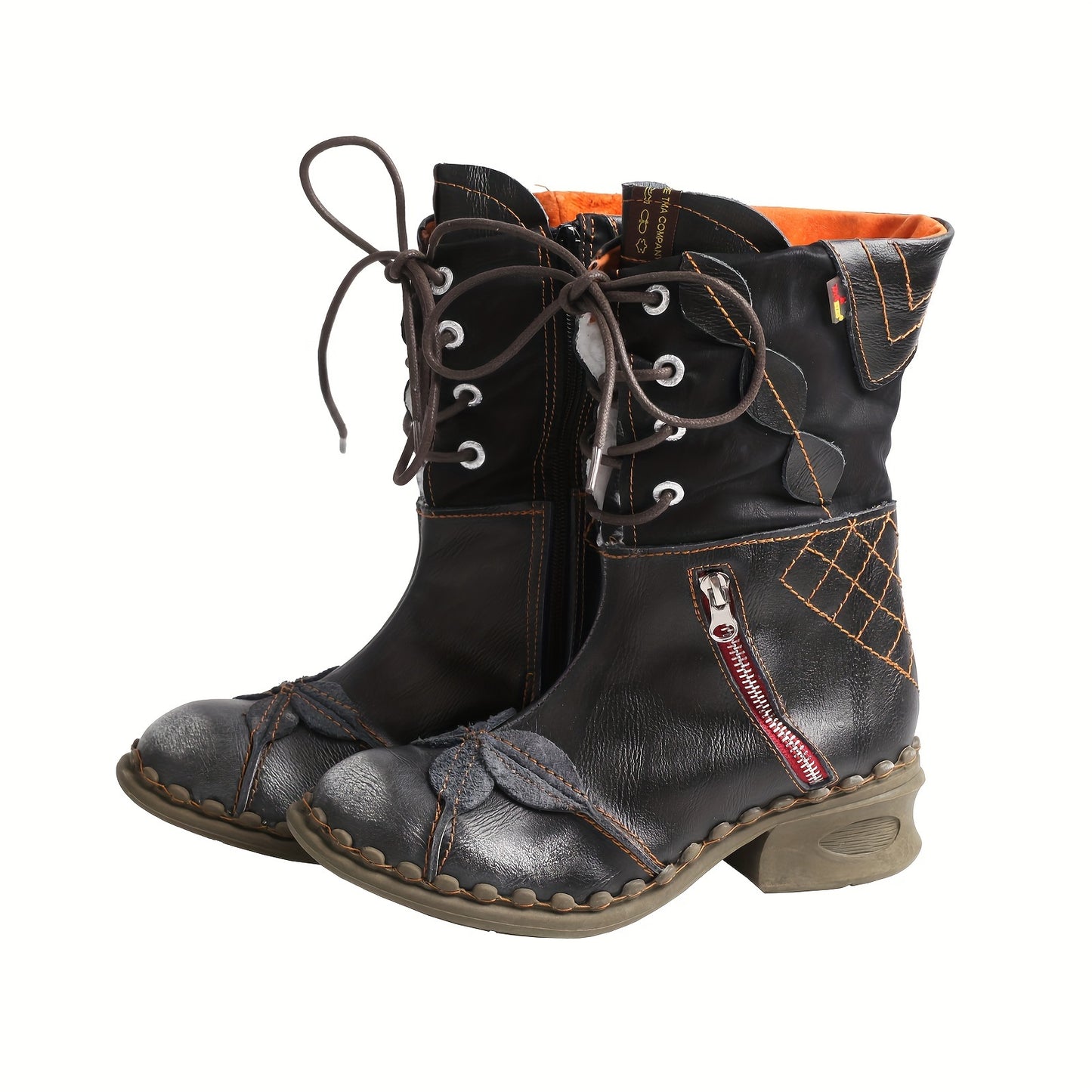 Women's Hiking Boots with Insulation, Rubber Outsole, And Breathable Lining with Lacing System