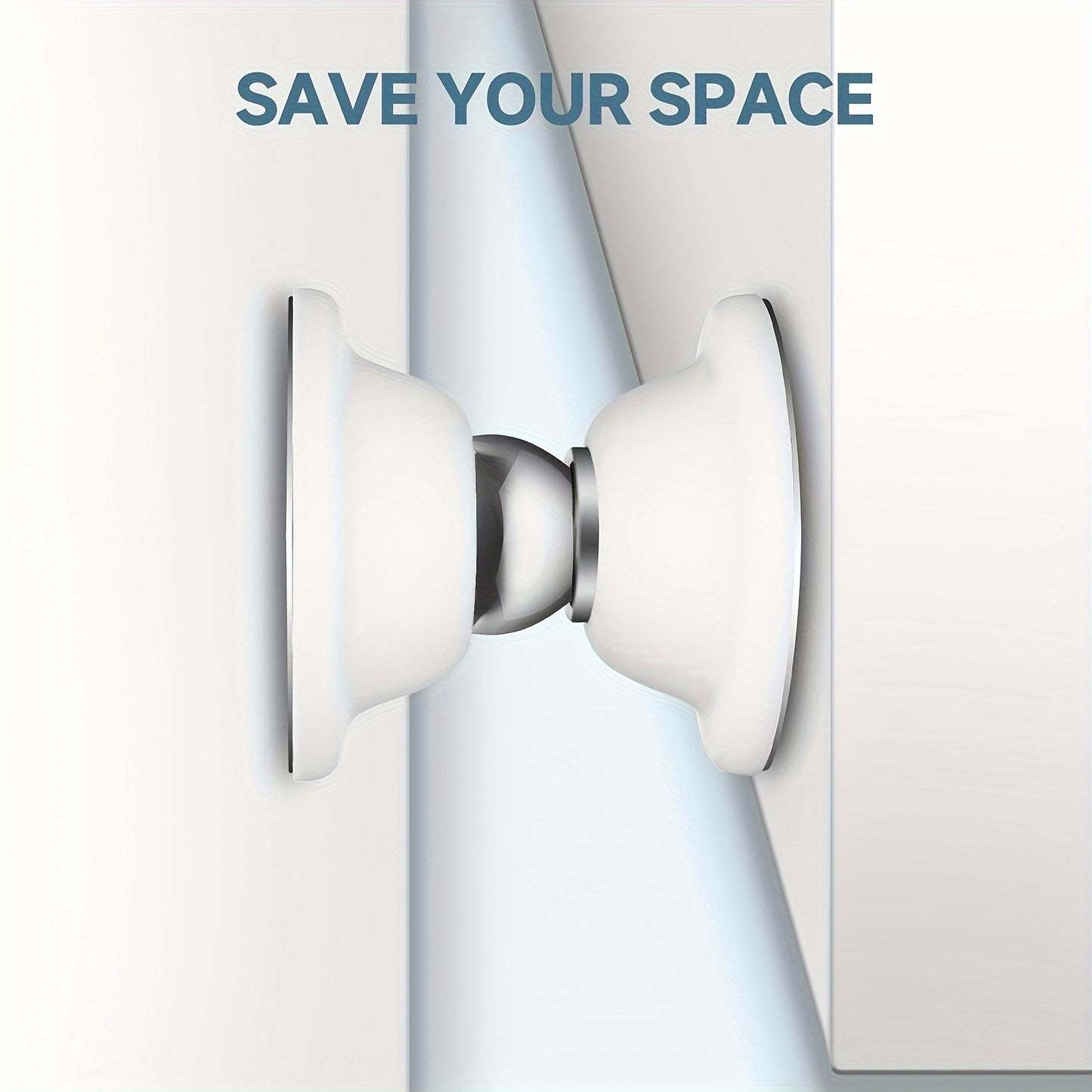 RV Door Holder Magnetic Door Catch- RV Door Stopper For Motorhome, Travel Trailers, Camper (White)