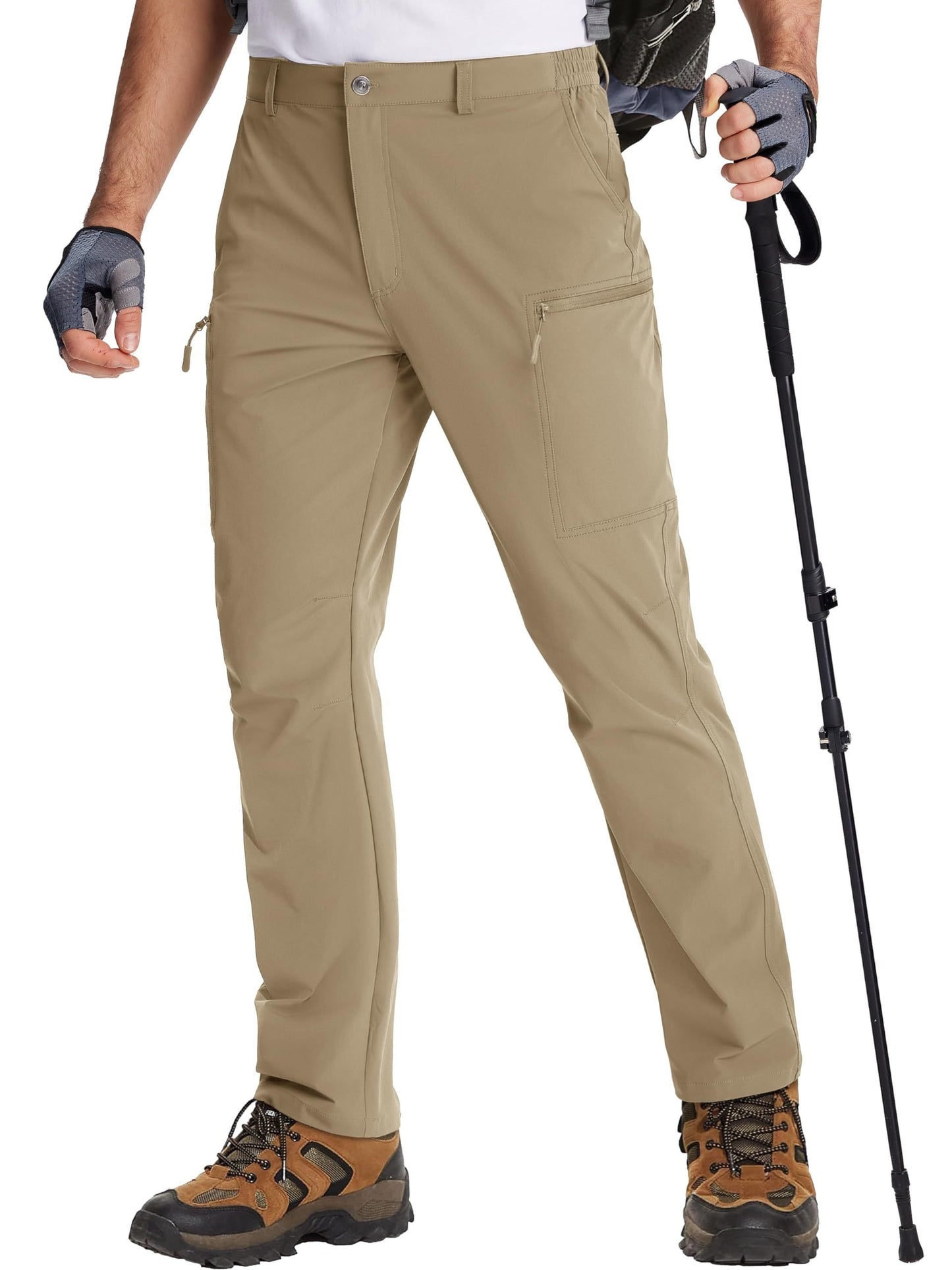 Men's Lightweight Hiking Pants Quick Dry Climbing Trousers
