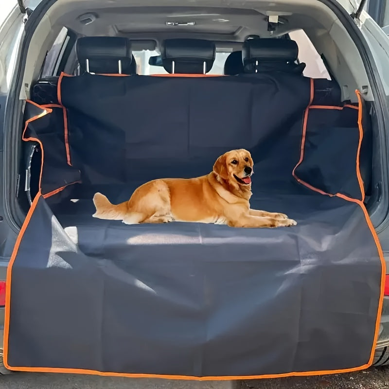 Heavy-Duty Waterproof Dog Car Seat Cover - Non-Slip, Scratch & Dirt Resistant Rear Seat Protector