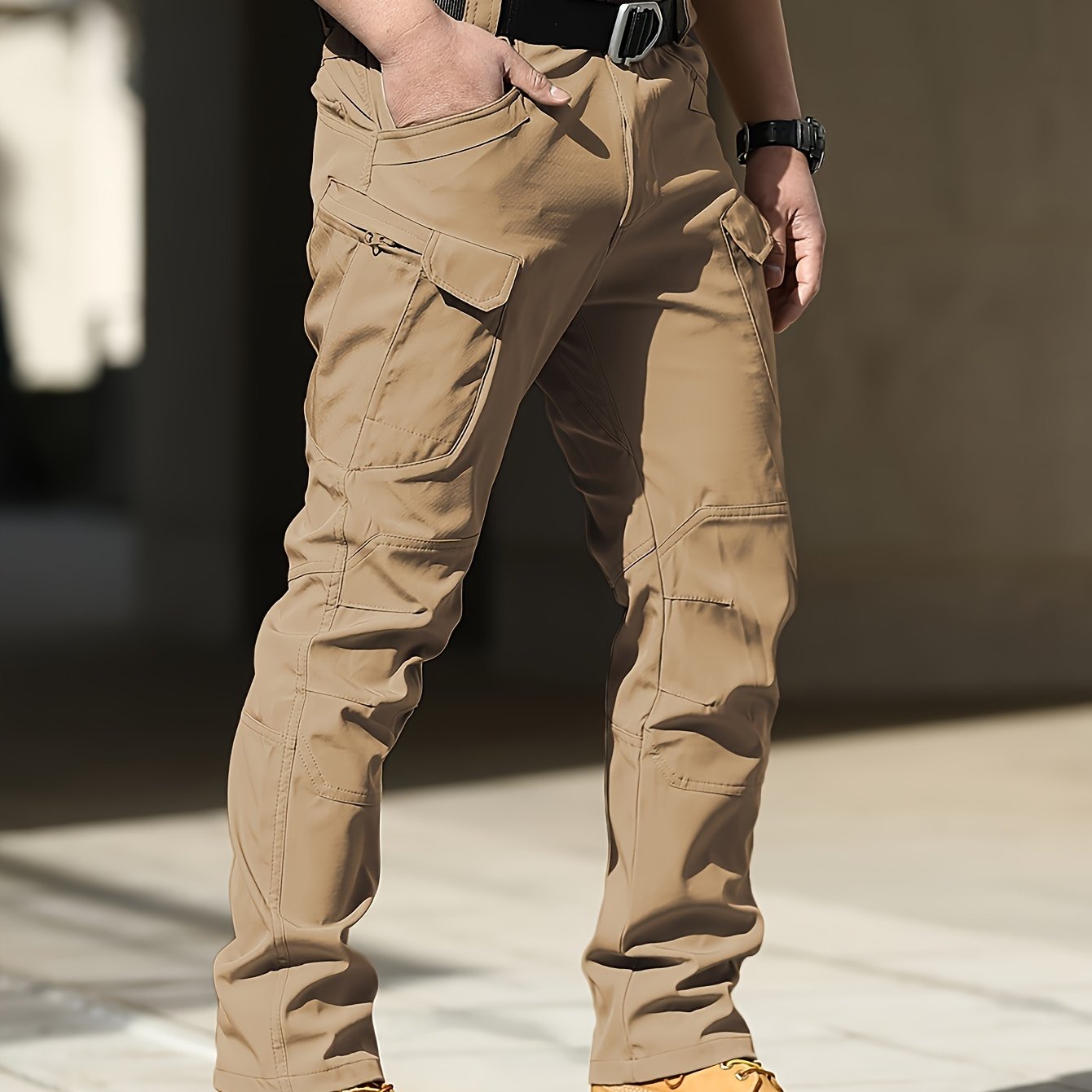 Men's Cargo Tactical Hiking Pants, Windproof Waterproof
