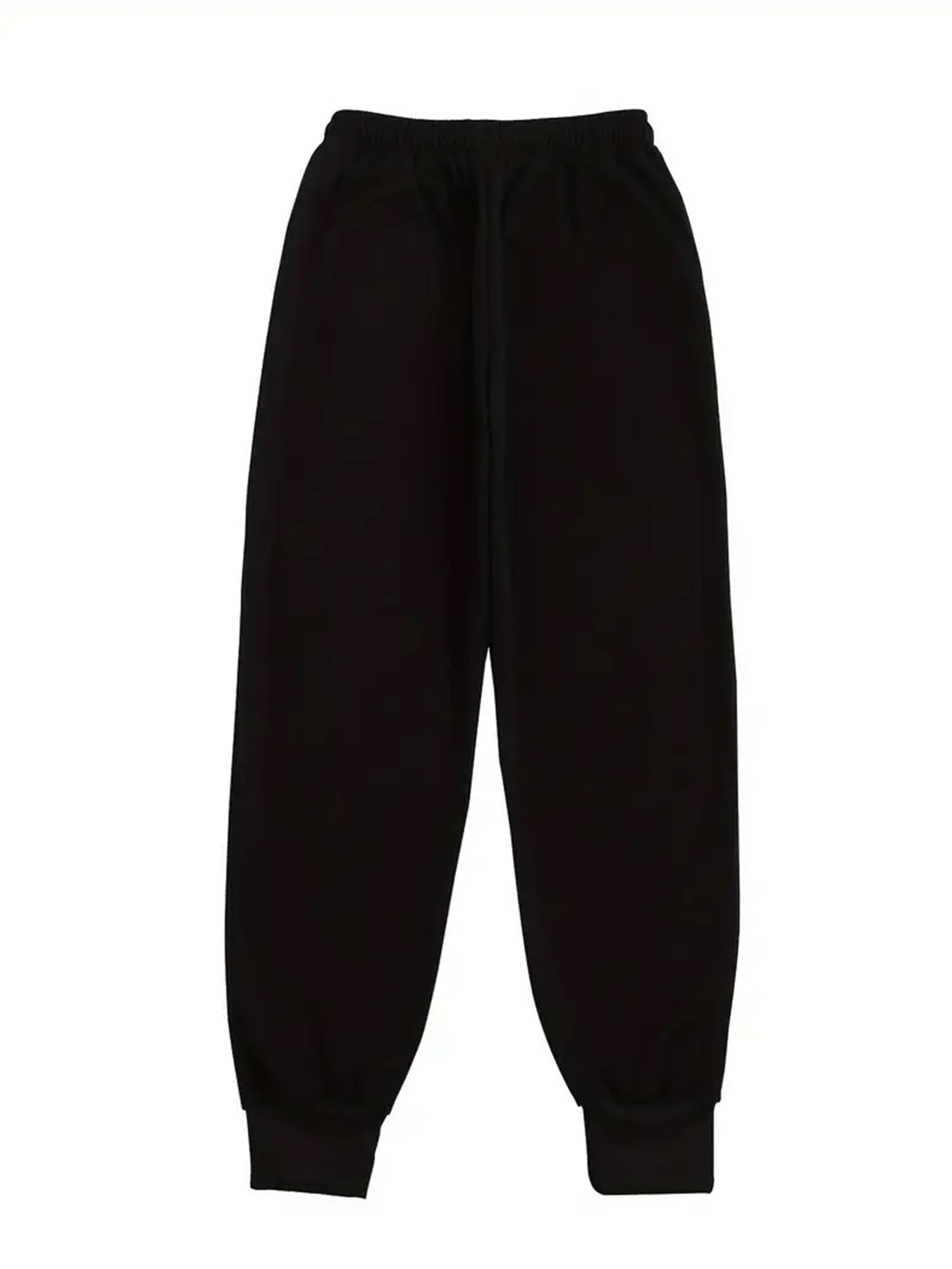 Plus Size Women's Jogger Pants with Sun & Moon Graphics