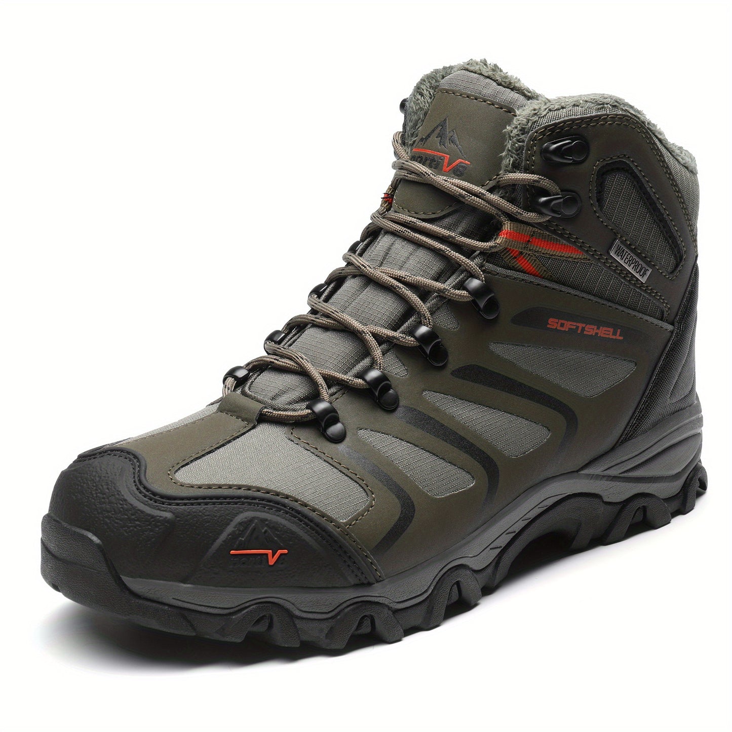 Men's Ankle High Waterproof Boots, Lightweight Shoes