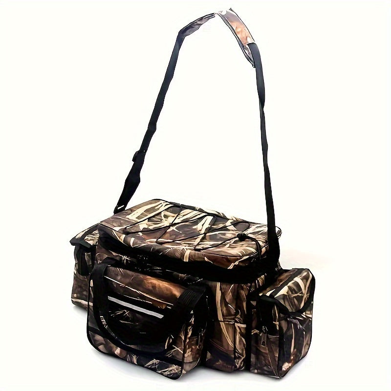 Bag Single Shoulder Crossbody Bag Outdoor Large Capacity Fishing Gear Storage Bag