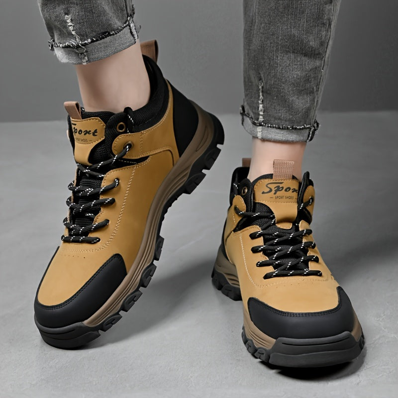 Men'S Outdoor Hiking Boots: Durable, Grip-Tech Rubber Soles, Lightweight, And - Perfect for Spring & Autumn