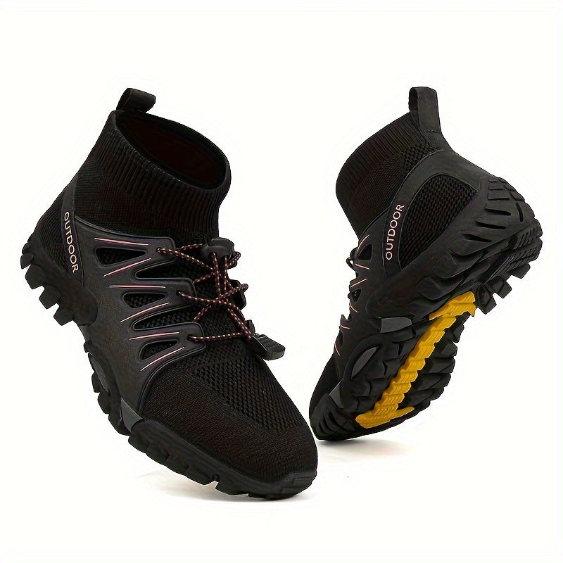 Women's Fashion Hiking Boots - Breathable, Lightweight, Durable, Non-Slip, Ankle-High, Comfortable Outdoor Boots