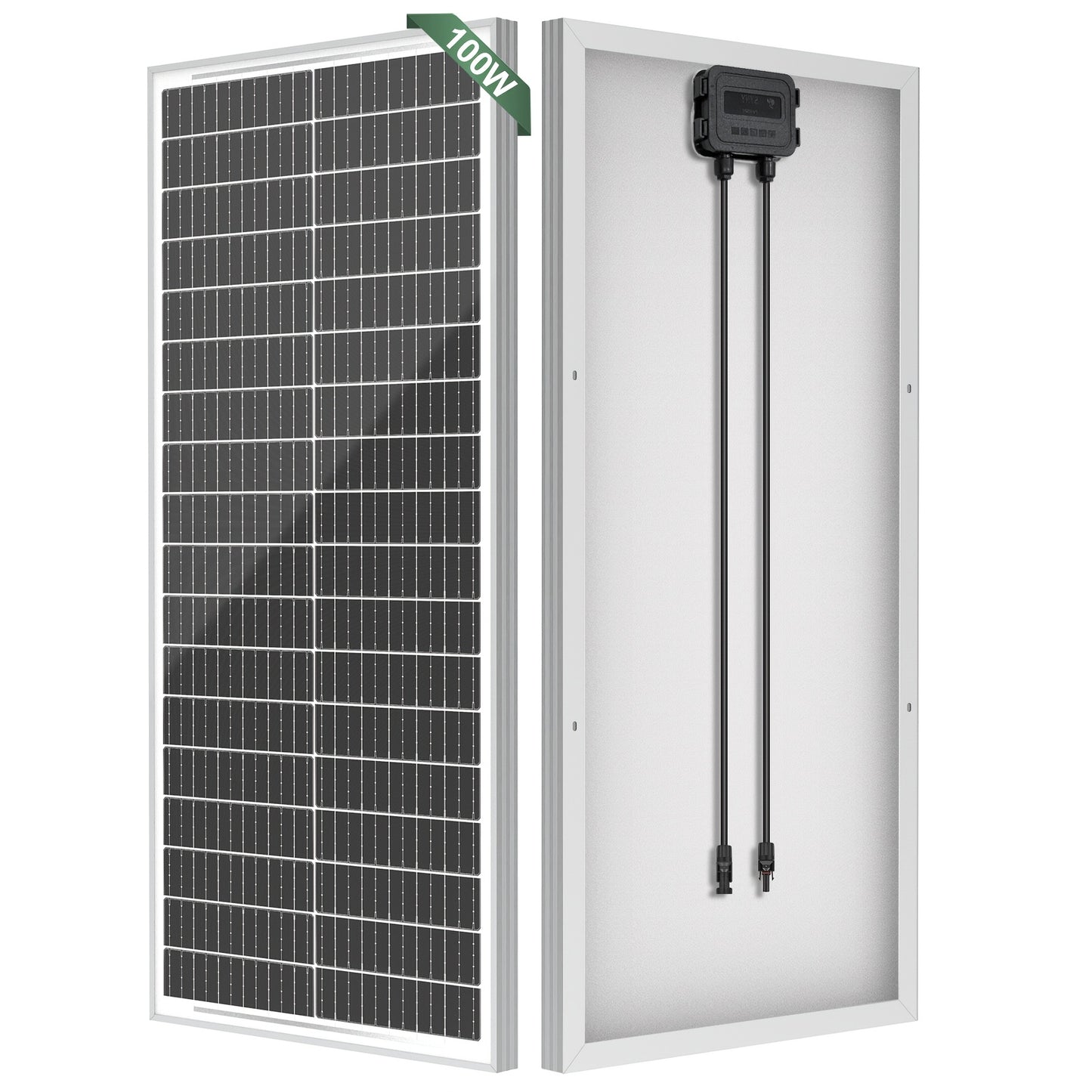 100 Watt Solar Panels 12 Volt Monocrystalline Technology 12BB Cell High-Efficiency PV Module Power Charger