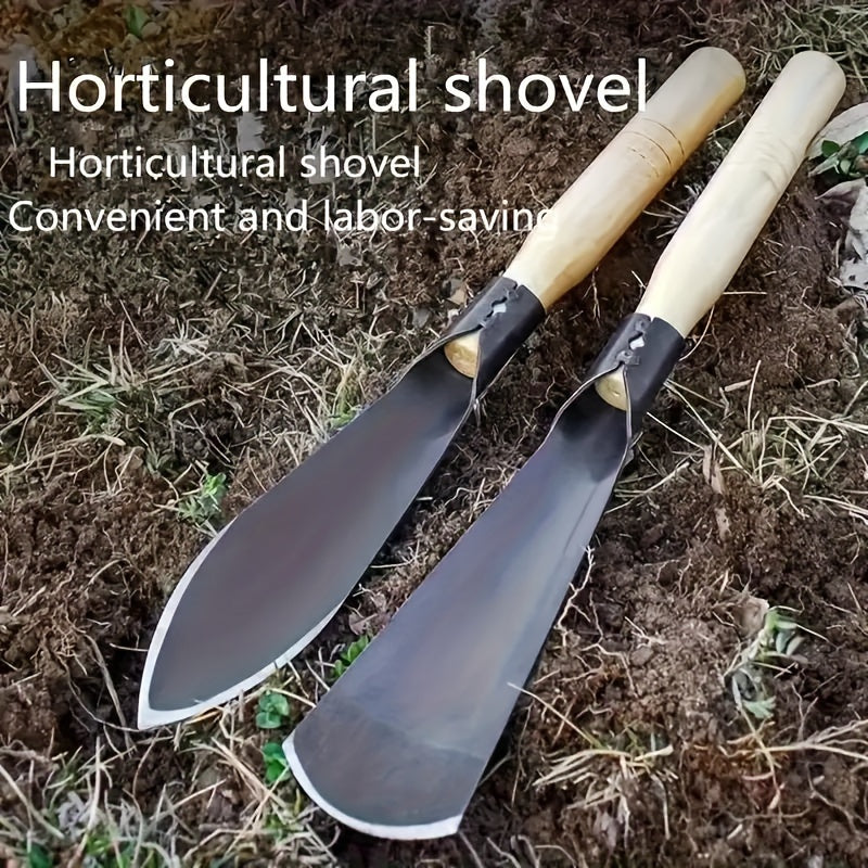 Two Metal Garden Shovels-hand Shovels For Digging