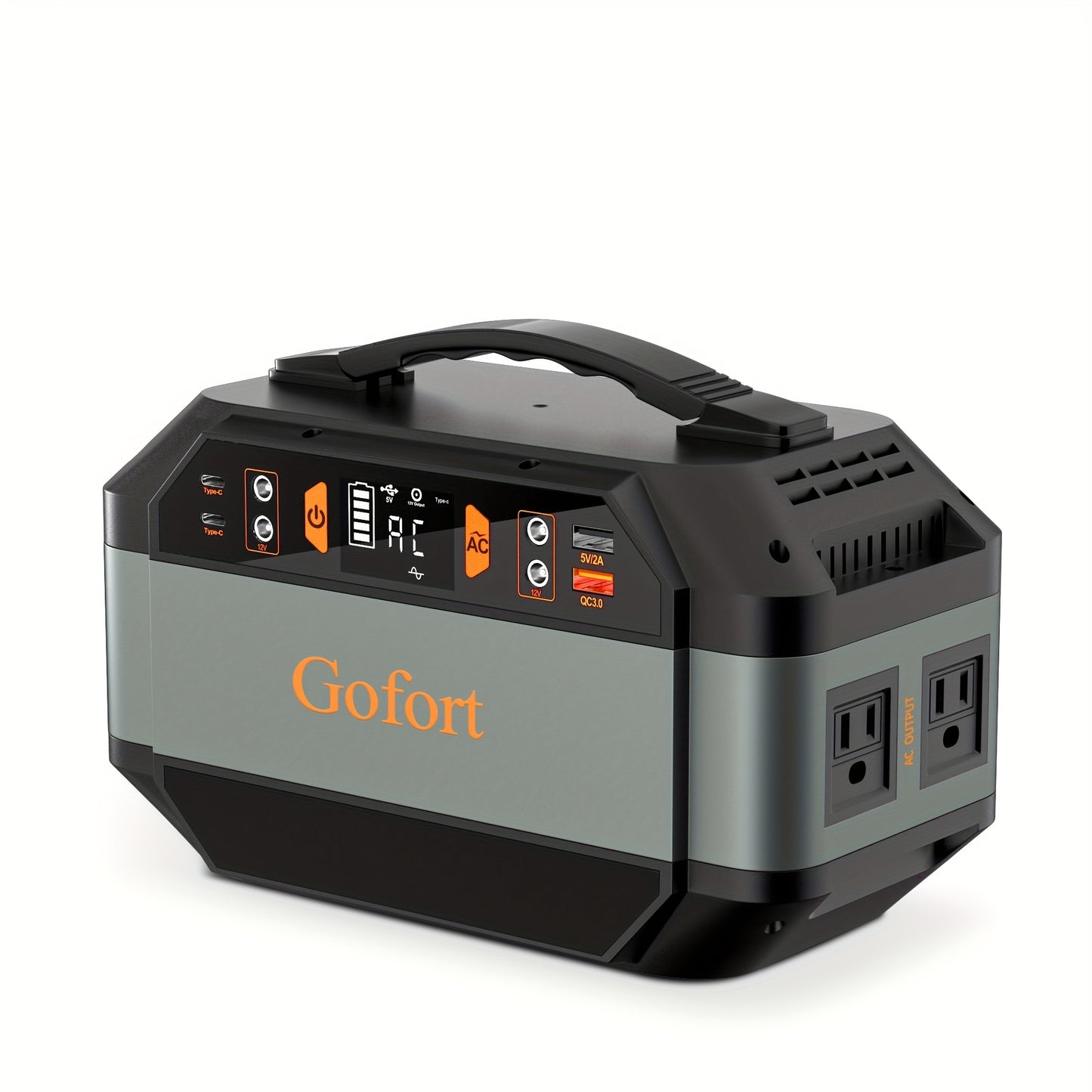 Portable Power Station 330W 299Wh Power Supply Solar Generator Backup Battery Pack With 110V Pure Sine Wave AC Outlets USB QC 3.0 DC Port