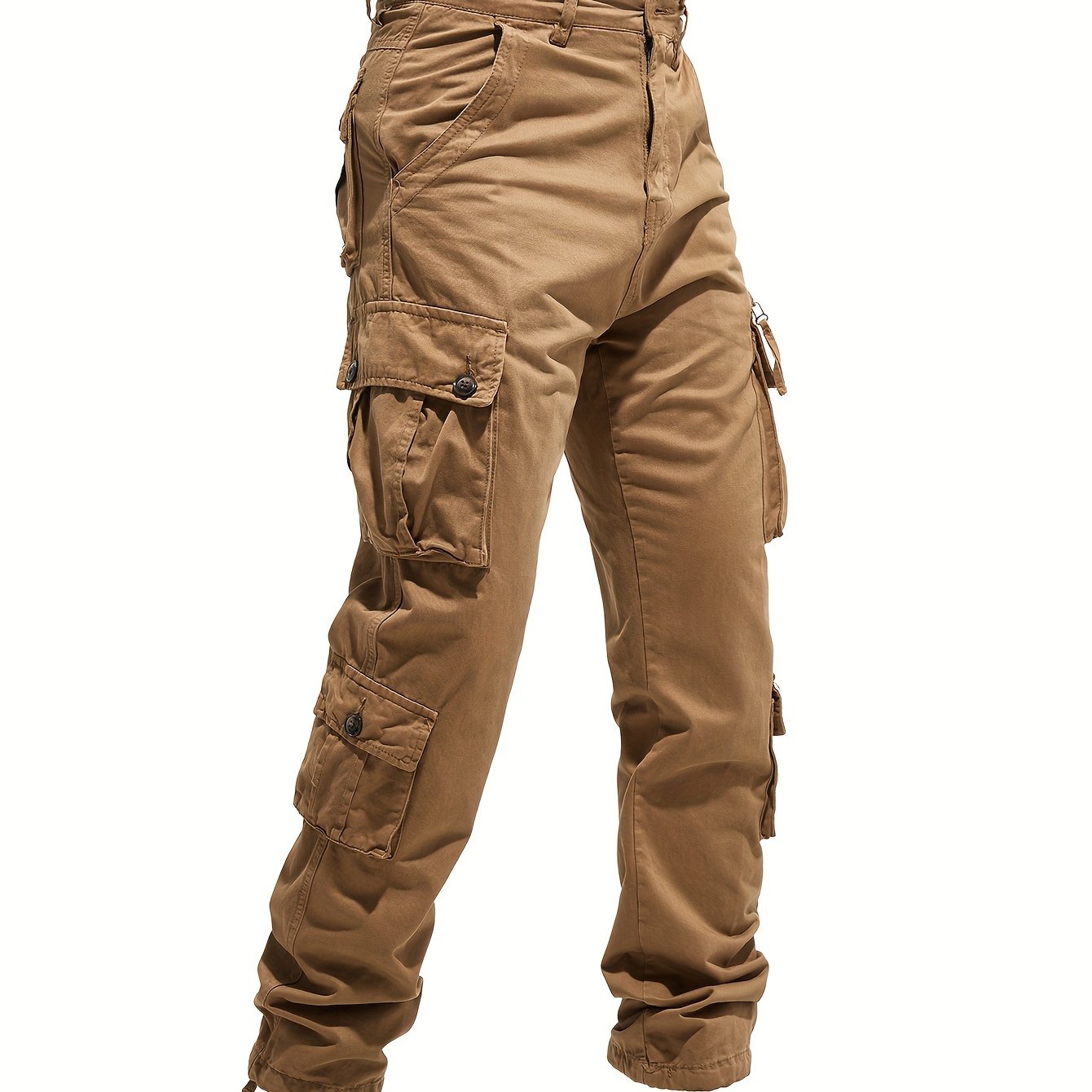Men'S XL 100% Cotton Outdoor Work Pants With 8 Pockets