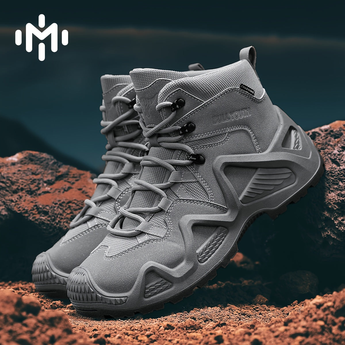 Men Boots, Waterproof, Comfortable, Slip Resistant, And Durable Lace Up Shoes