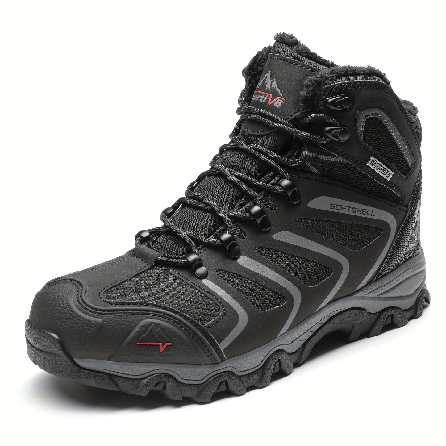 Men's Ankle High Waterproof Boots, Lightweight Shoes