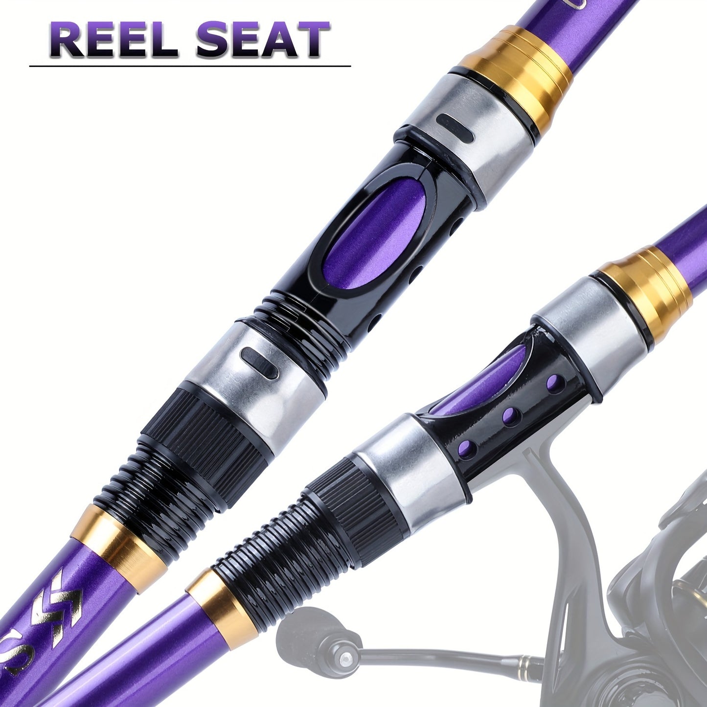 Sougayilang Telescopic Fishing Rods 1.8~3.3m Glass Fiber Spinning Rod