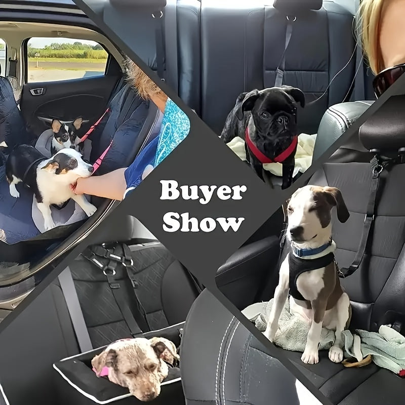 1pc Pet Car Tether Safety Leash For Dogs In Vehicles, Dog Seat Belt Tether