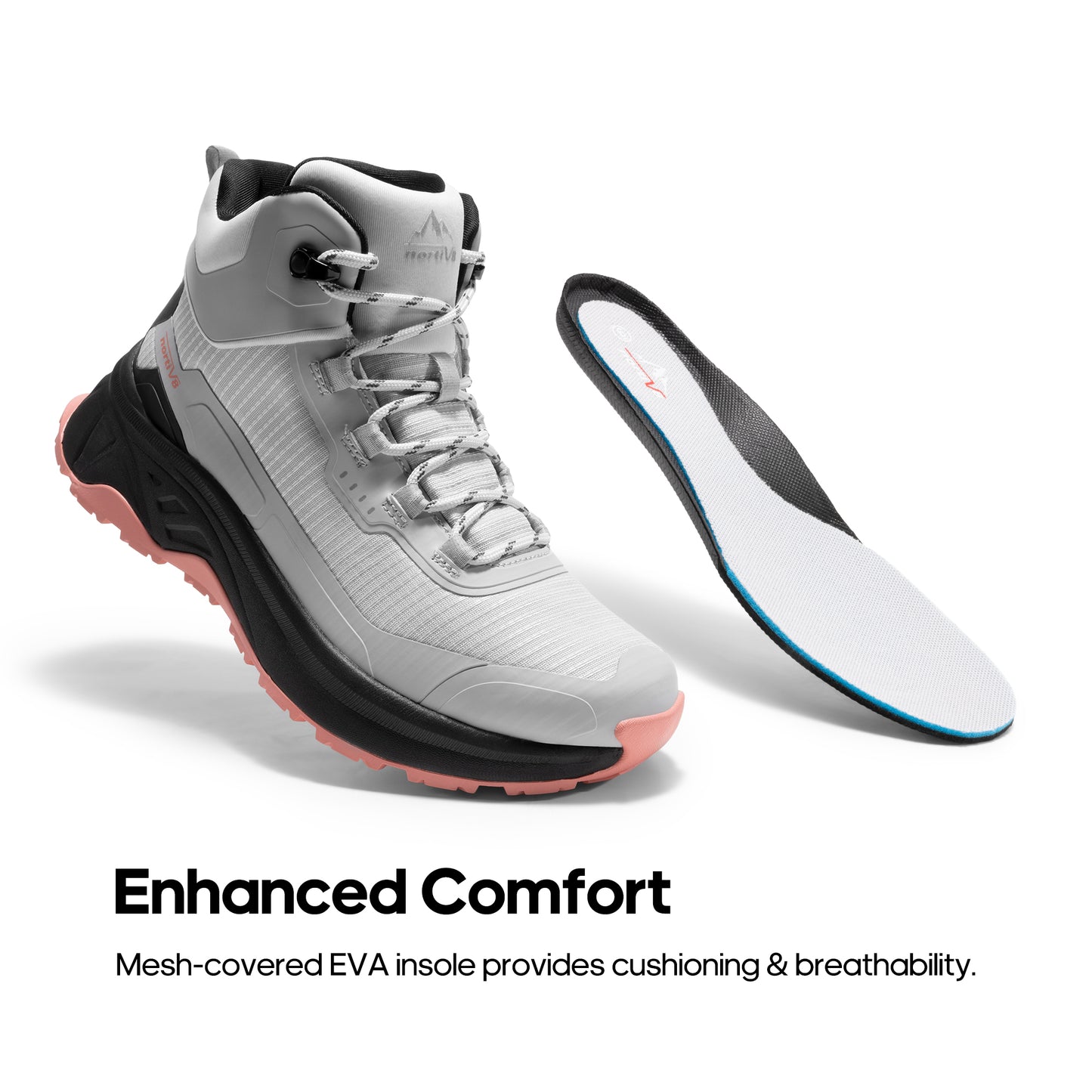 Women's Lightweight Hiking Boots Waterproof Trekking for Outdoor