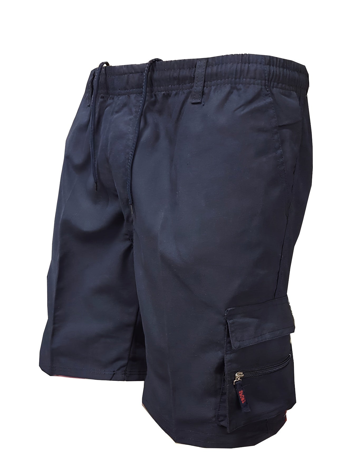 Men's Outdoor Tactical Shorts, Summer Casual Sports Drawstring Shorts With Multiple Pockets