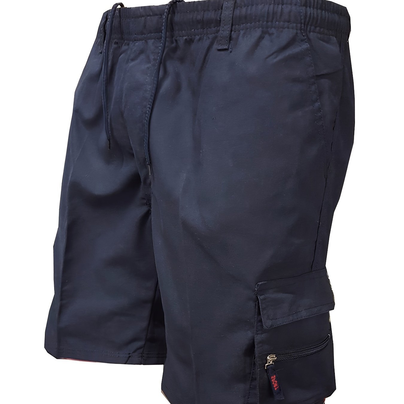 Men's Outdoor Tactical Shorts, Summer Casual Sports Drawstring Shorts With Multiple Pockets