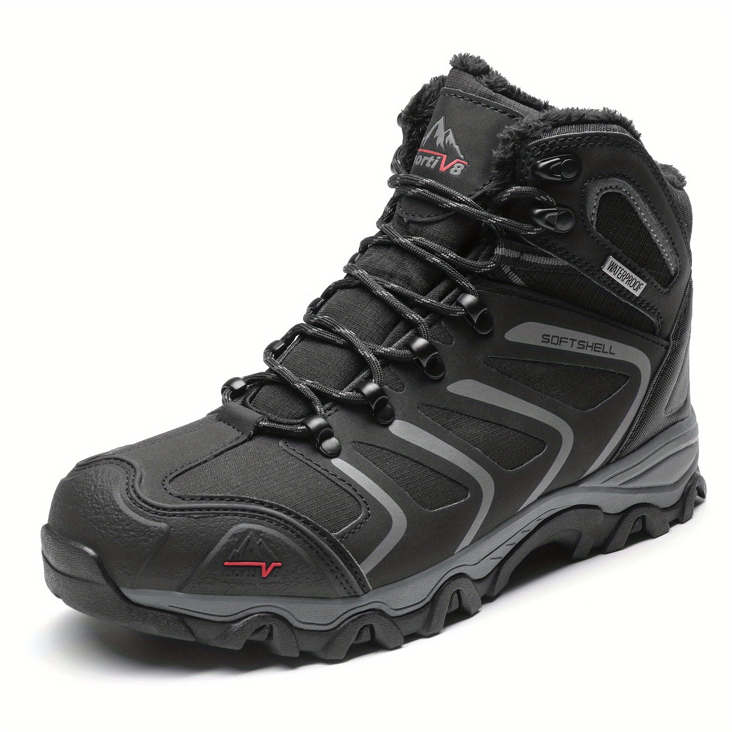 Men's Ankle High Waterproof Boots, Lightweight Shoes