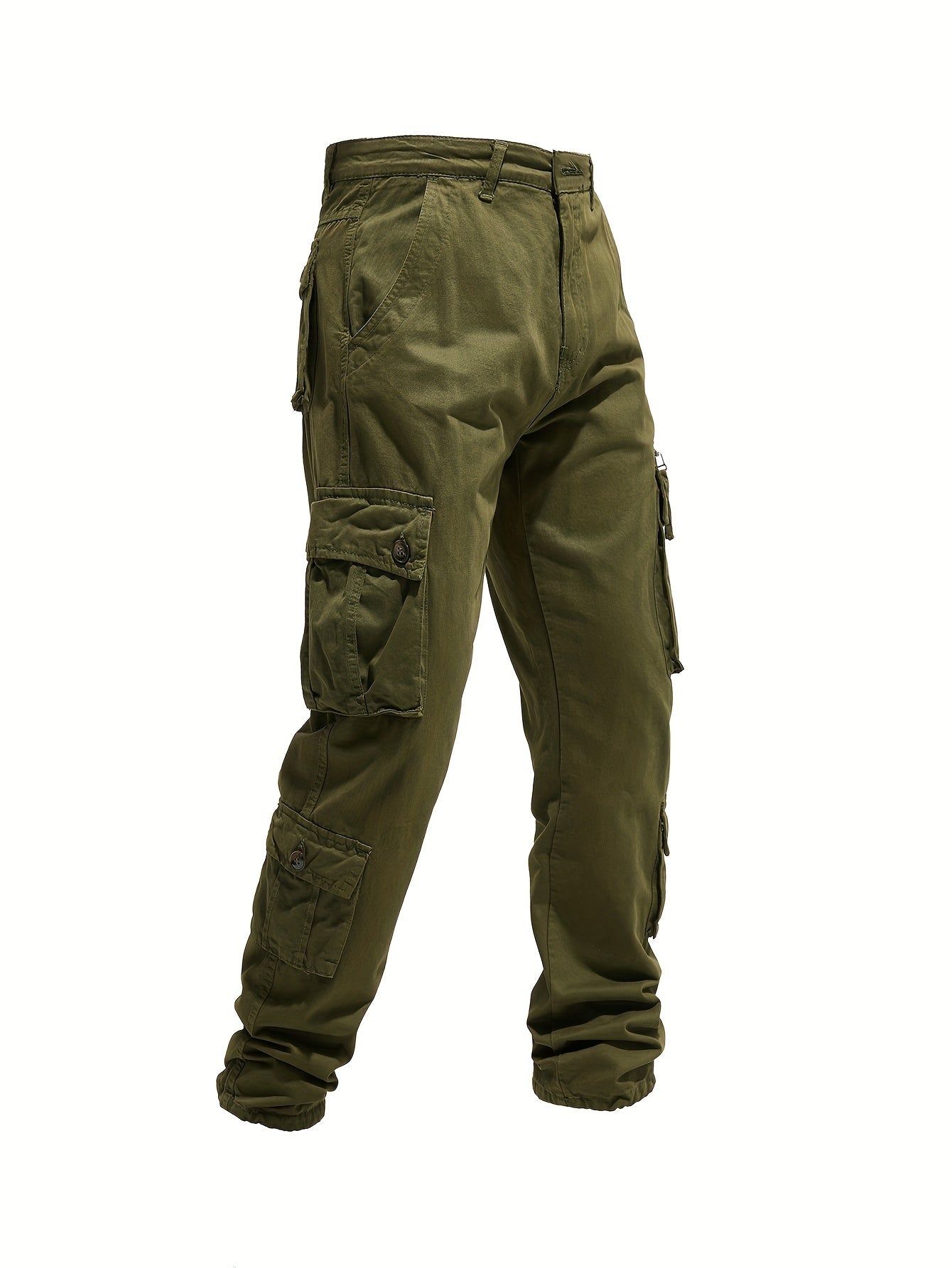 Men'S XL 100% Cotton Outdoor Work Pants With 8 Pockets
