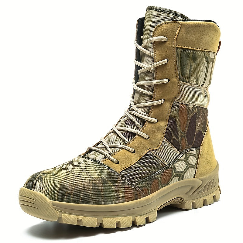 Extra Large Couple Autumn And Winter New High Barrel Women's Mountaineering Boots