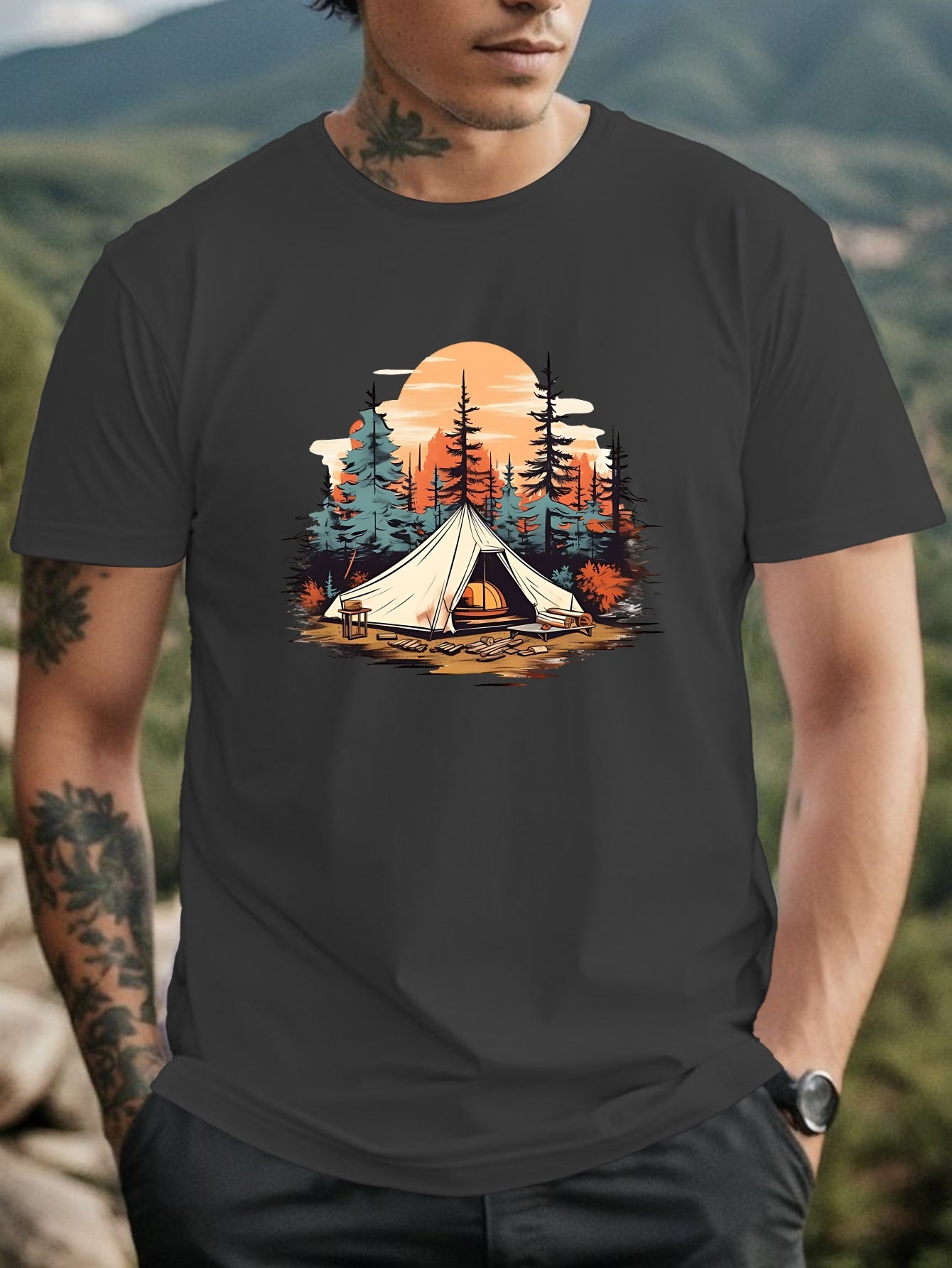 Big & Tall Men T-Shirt, PLUS SIZE