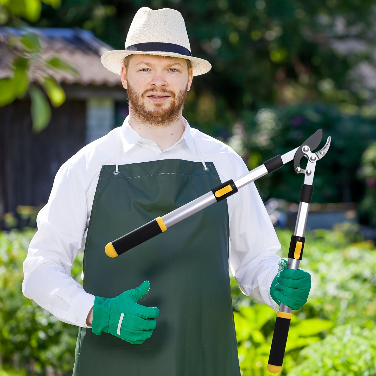 Heavy-Duty Telescopic Pruning Shears - Extendable
