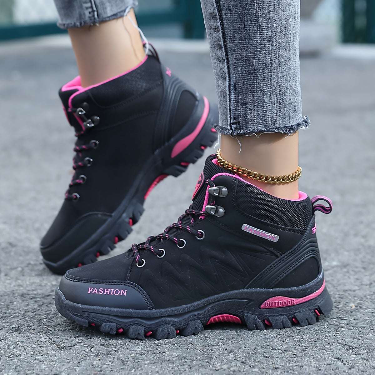 Women's Mid-Top Non-Slip Hiking Boots