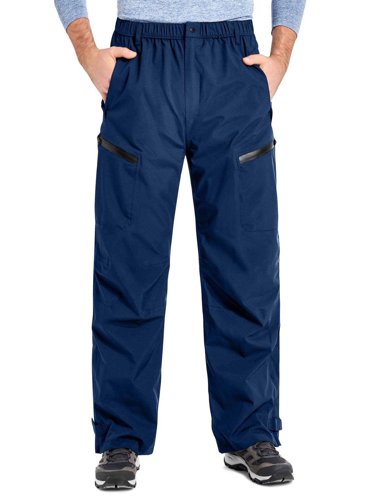 Men's Rain Pants, Lightweight Packable Pants