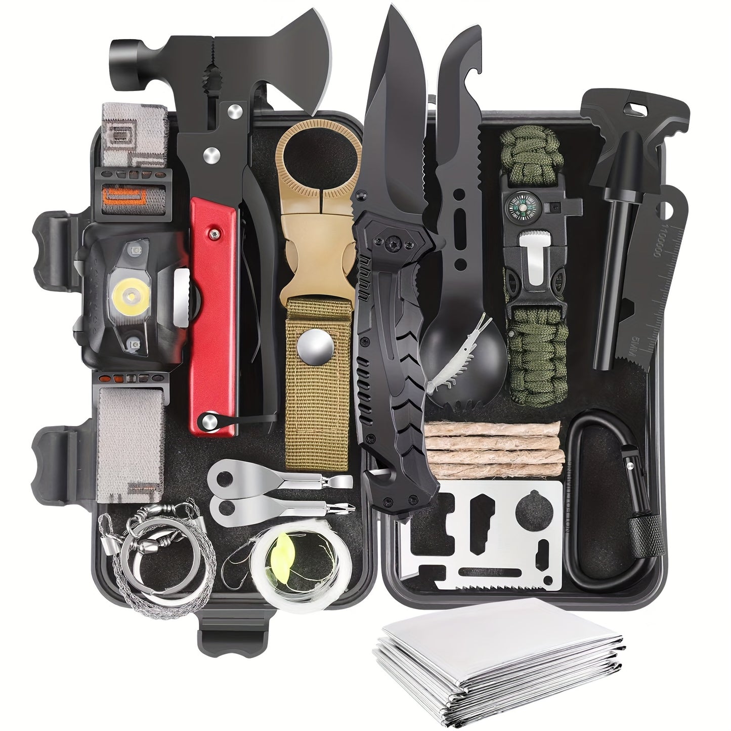 Survival Kits, 30 In 1 Camping Accessories Tactical Gear