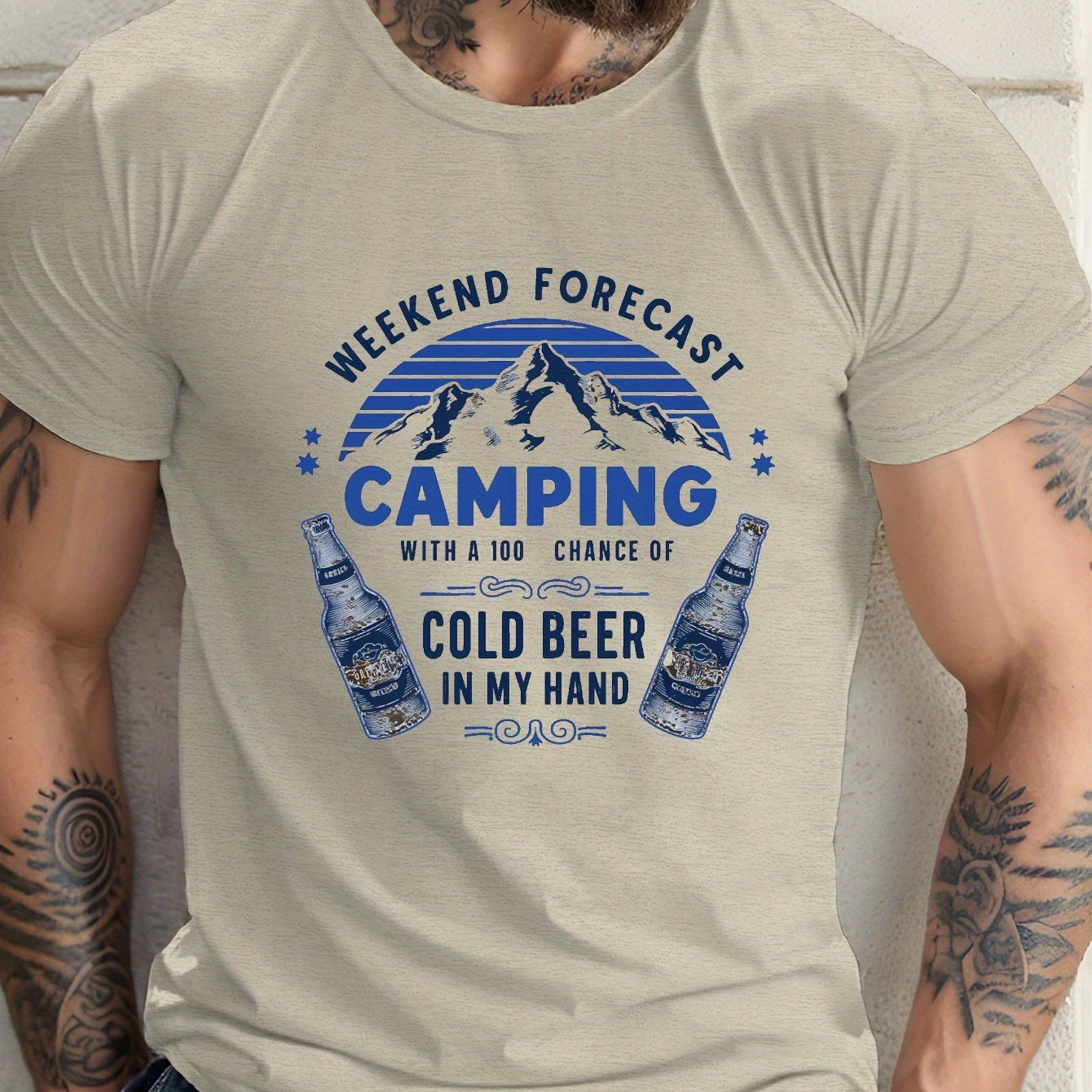 Big & Tall Men Casual T-Shirt, Plus Size