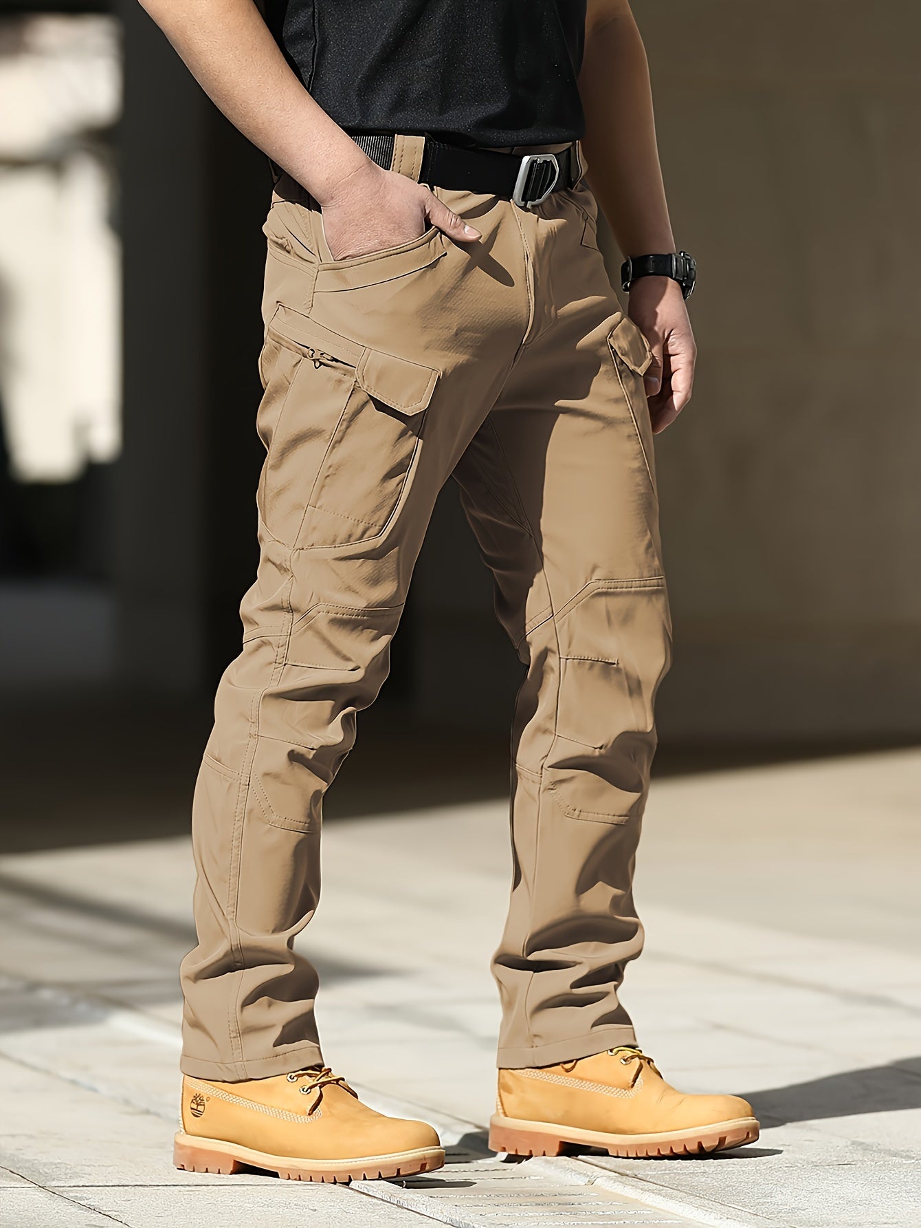 Men's Cargo Tactical Hiking Pants, Windproof Waterproof