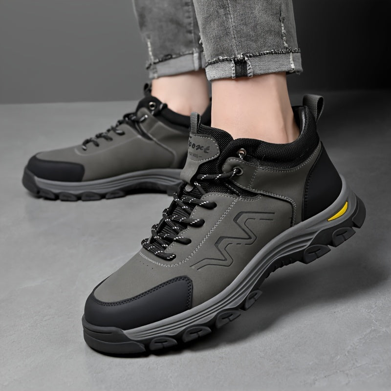 Men'S Outdoor Hiking Boots: Durable, Grip-Tech Rubber Soles, Lightweight, And - Perfect for Spring & Autumn