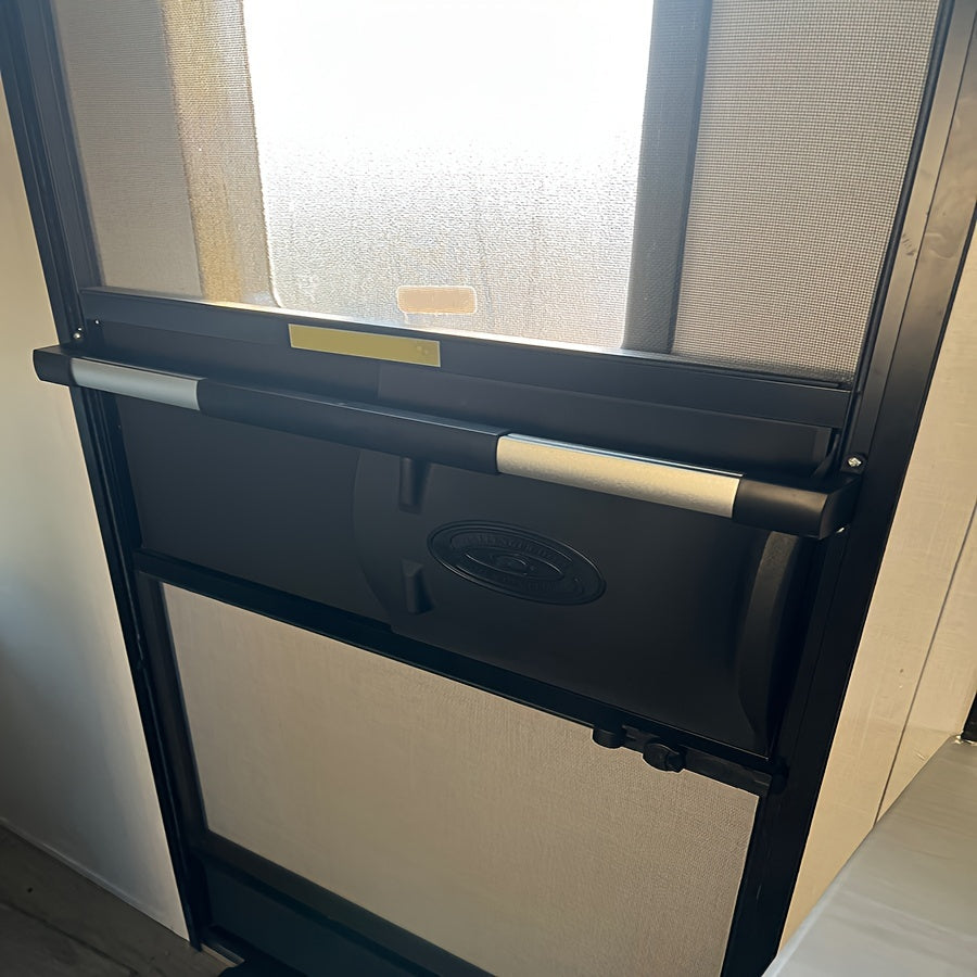 RV Screen Door Crossbar Handle, Adjustable Grip 21.65 To 28.74 Inches, Sturdy And Safe Anti Slip Handle