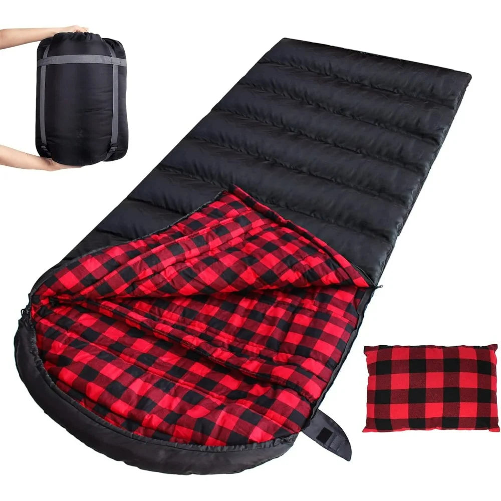 4 Season Big and Tall. Cold Weather Sleeping Bag,